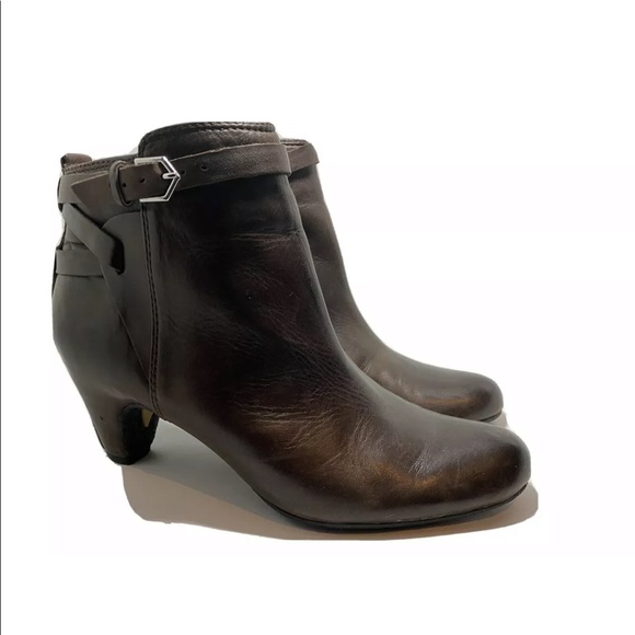 Sam Edelman Shoes - LNC-Sam Edelman Brown Leather Booties 7.5